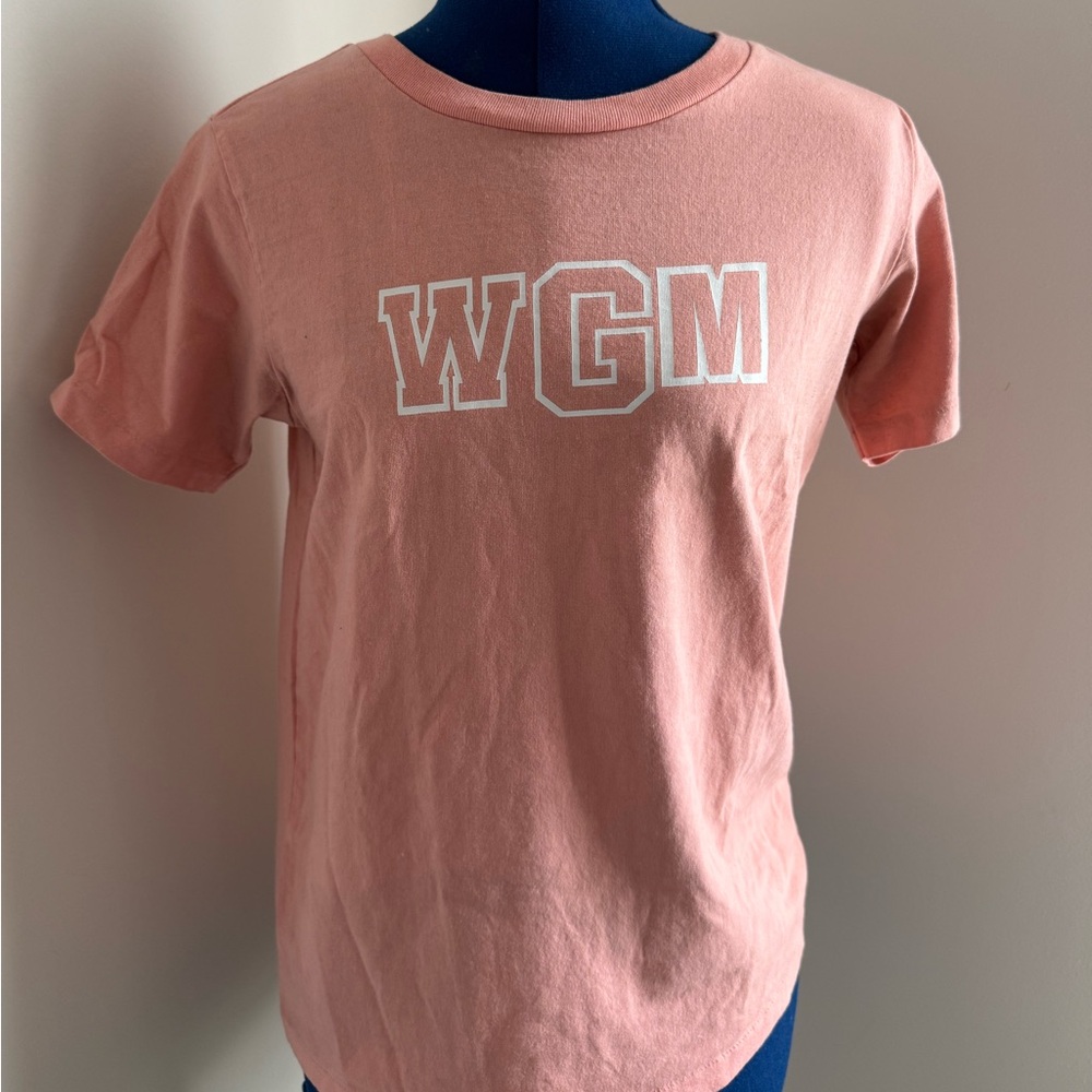 BAPE ABC WGM Milo Zip Shark Tee Pink/White